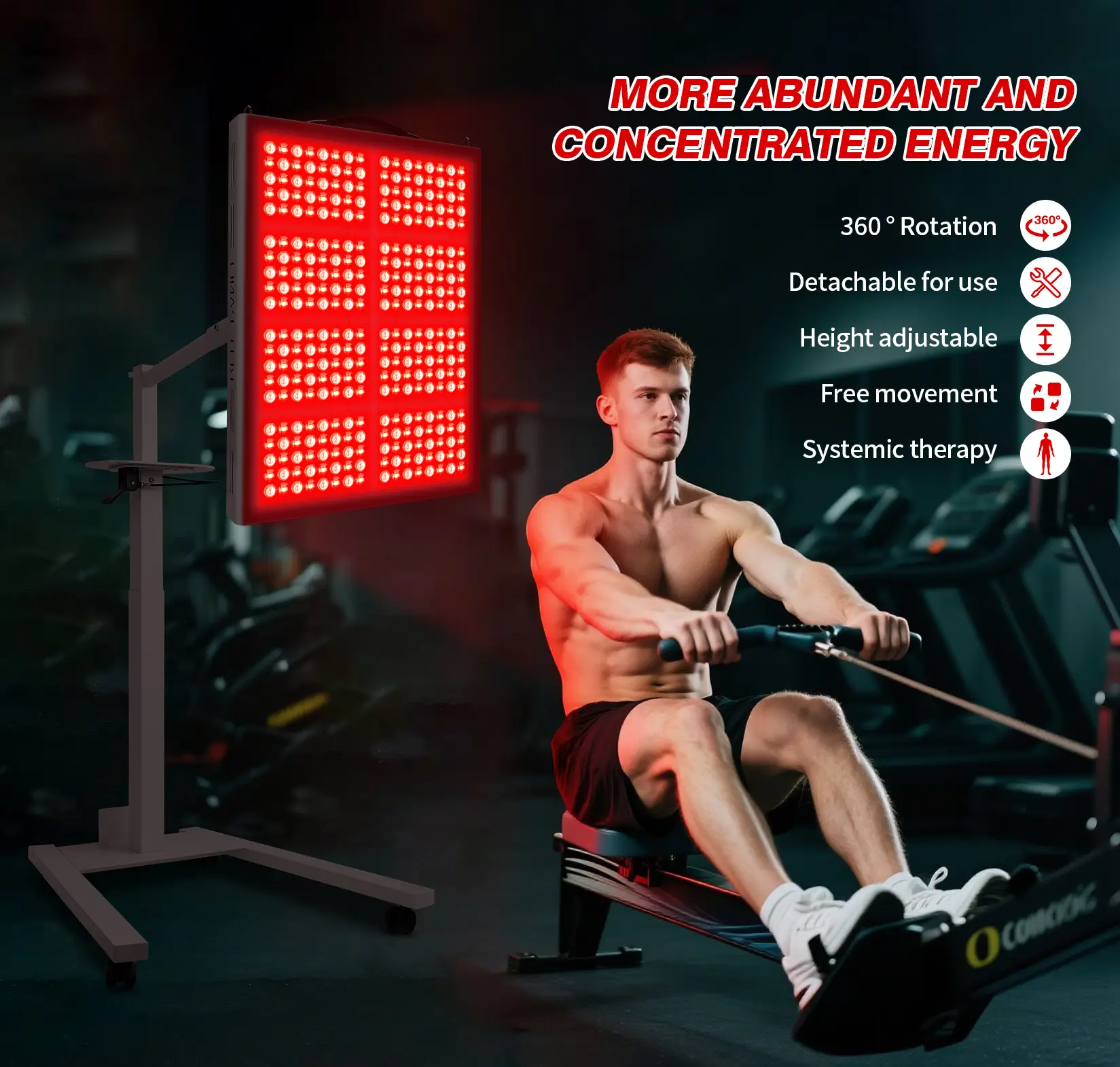 YOULUMI IRP010-08T 600W Red Light Therapy Panel – Skin Care & Wellness - Image 6