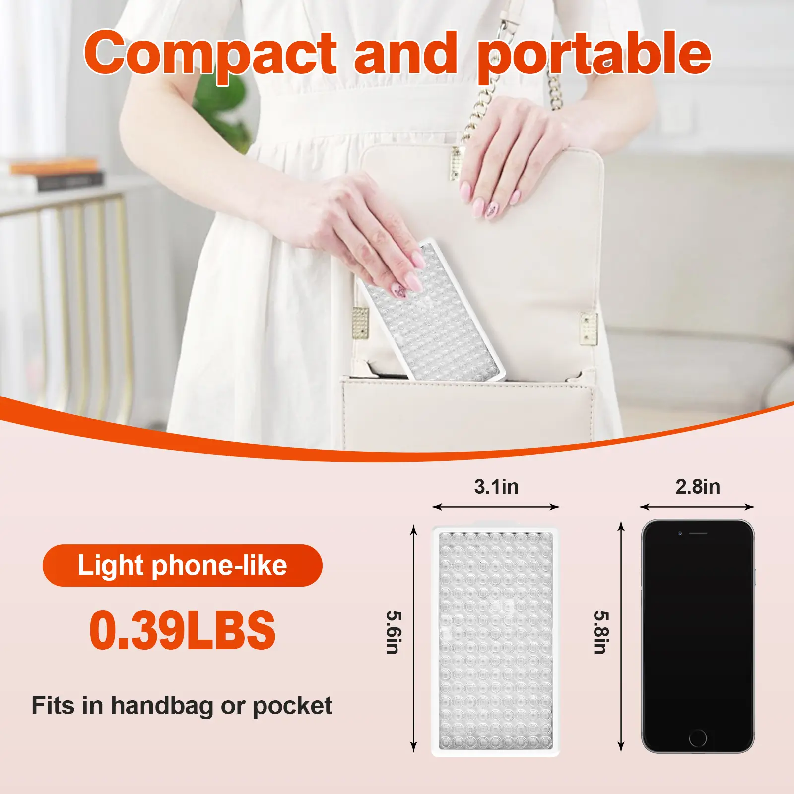 YouLumi Portable Red Light Panel – 660nm + 850nm Dual Wave - Image 7