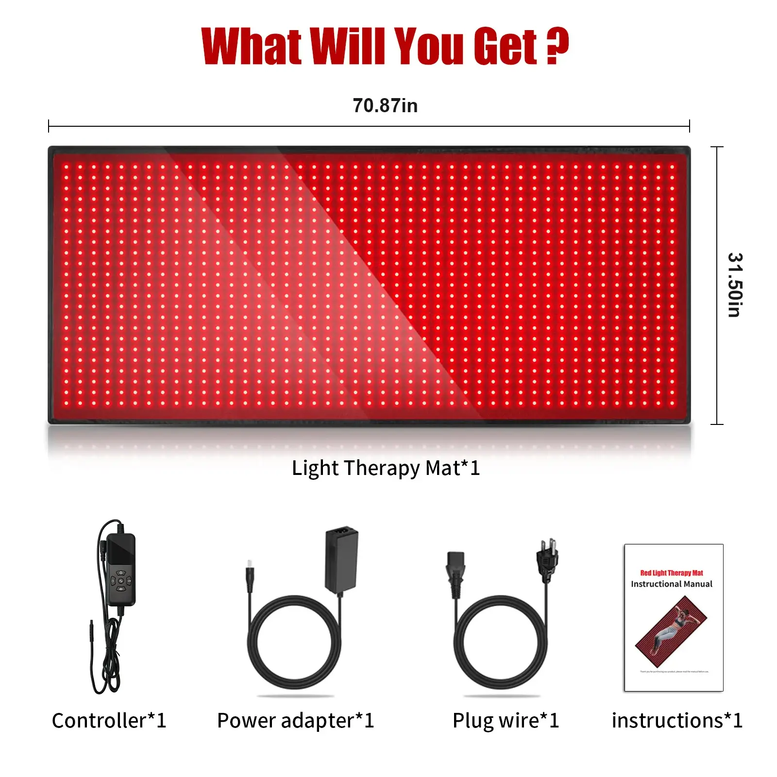 Youlumi Pro Full Body Red Light Therapy Mat | 650nm & 850nm Infrared - Image 7